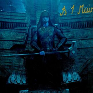 Star Wars: Brian Muir Sculptor of the Darth Vader Mask autographed photo 10" x 8" - with COA