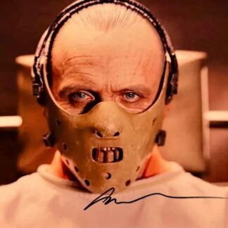 Anthony Hopkins as Hannibal Lecter in "The Silence of the Lambs" 10" x 8" autographed photo - with COA