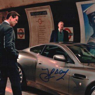 John Cleese as Q in James Bond - signed photo 10" x 8" with COA