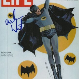 Adam West as Batman in the 1966–1968 TV Series – Signed 10" x 8" Photo with COA