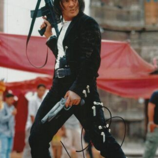 Antonio Banderas signed 12" x 8" photo as 'El Mariachi' in the film "Once Upon A Time In Mexico" - with COA