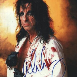 Alice Cooper – Signed 10″ x 8″ Color Photo with COA