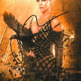 The Huntsman: Charlize Theron autographed photo 12" x 8"