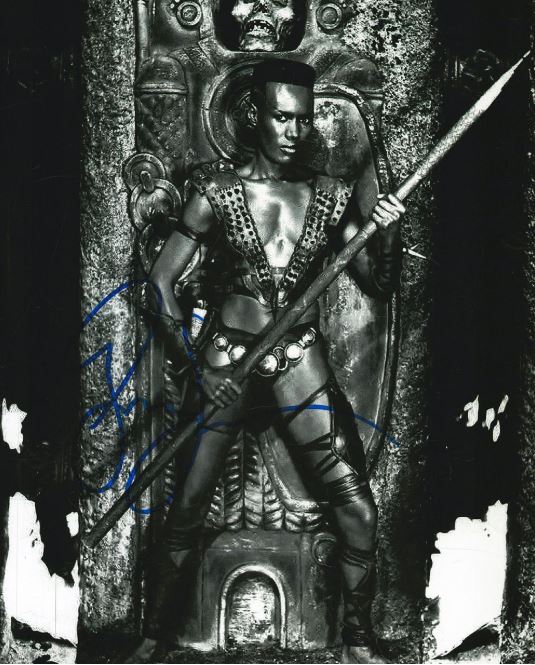 Grace Jones – Signed 10" x 8" Photo with COA