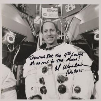 Al Worden – A NASA Apollo Astronaut Signed 8″ x 10″ Photo