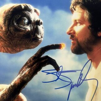 Steven Spielberg director of the movie E.T. the Extra-Terrestrial – signed 10" x 8" photo with COA