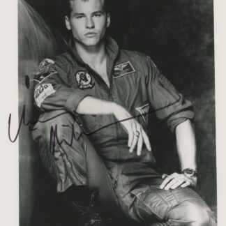 Val Kilmer as Tom "Iceman" Kazansky in the "Top Gun" movie - 10" x 8" autographed photo with GFA certification