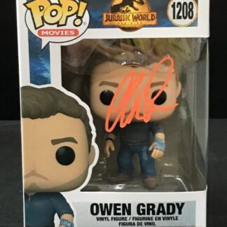 Chris Pratt as Owen Grady in Jurassic World – Signed Funko Pop with KB COA