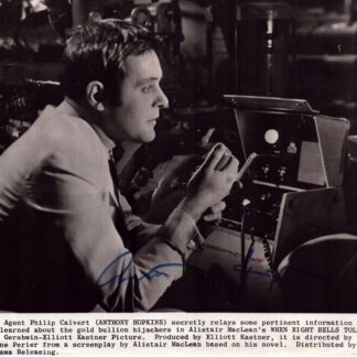 Anthony Hopkins as Philip Calvert in When Eight Bells Toll – Signed 8″ x 10″ Photo with COA