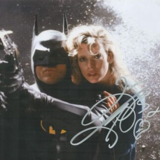 Kim Basinger as Vicki Vale in the movie Batman – signed 10" x 8" photo with COA