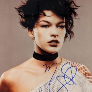 Milla Jovovich – Signed 10" x 8" Photo with GFA COA