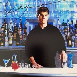 Tom Cruise as Brian Flanagan from the 1988 cult classic "Cocktail" - signed photo 10" x 8" with COA