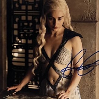 Emilia Clarke as Daenerys Targaryen – Signed 8" x 10" Photo with COA