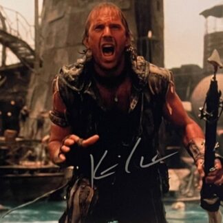 Kevin Costner as the mysterious Mariner in Waterworld - signed 10" x 8" photo with COA