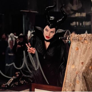 Angelina Jolie as Maleficent – Signed 10" x 8" Photo with COA