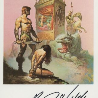 Boris Vallejo – signed 12" x 8" fantasy art print with COA