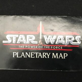 Star Wars Power of the Force Planetary Map – Tatooine (17.5"x18" open, 6.5"x4.5" closed)