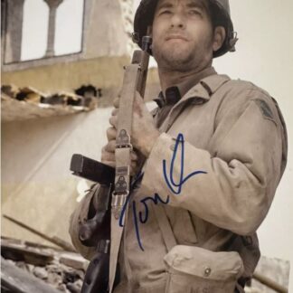 Tom Hanks as Captain John Miller in Saving Private Ryan - signed photo 10" x 8" with COA