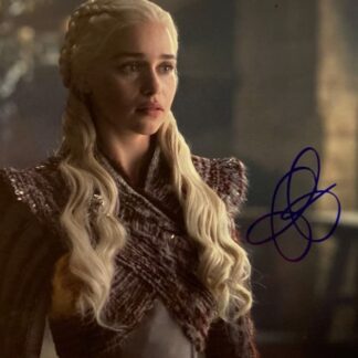 Emilia Clarke as Daenerys Targaryen – Signed 8" x 10" Photo with COA