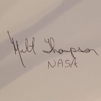 Milt Thompson X-15 Test Pilot – Signed 5″ x 3″ Index Card