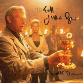 Julian Glover as Walter Donovan in Indiana Jones and the Last Crusade – signed 10"x8" photo with COA