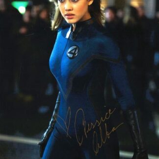 Jessica Alba as Sue Storm in Fantastic Four – Signed 10″ x 8″ Color Photo with COA