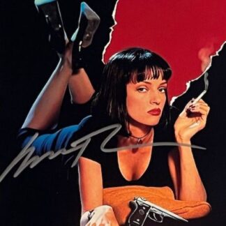 Uma Thurman as Mia Wallace in Pulp Fiction – signed 10" x 8" photo with COA