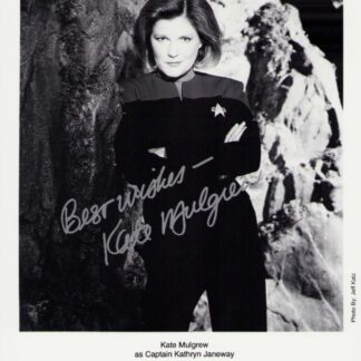Kate Mulgrew as Captain Kathryn Janeway in Star Trek: Voyager – Signed 8″ x 10″ Photo with COA