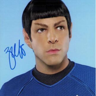 Zachary Quinto as Spock in Star Trek – Signed 10″x8″ Photo with COA