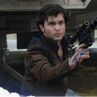 Alden Ehrenreich as Han Solo in Solo: A Star Wars Story – Signed 10″ x 8″ Photo with COA