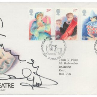 Jennifer Saunders & Dawn French – Double signed British Theatre First Day Cover with COA