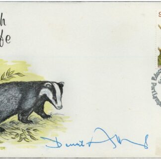 David Attenborough – Signed British Wildlife First Day Cover with COA
