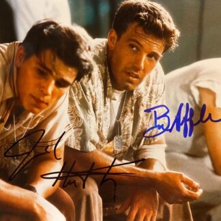 Ben Affleck & Josh Hartnett – Double Signed Pearl Harbor 8″ x 10″ Photo with COA