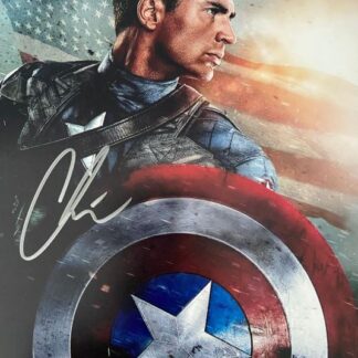 Chris Evans as Captain America – Signed 8″ x 10″ Photo with COA