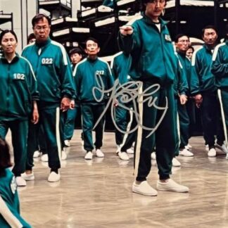 Lee Jung-jae as Seong Gi-hun in Squid Game – Signed 8″ x 10″ Photo with COA
