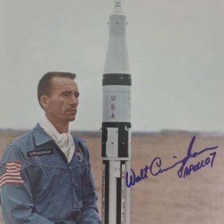 Astronaut Walter Cunningham – 8" x 10" Signed NASA Apollo 7 Portrait with COA