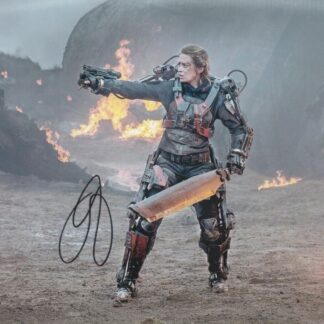 Emily Blunt as Rita Vrataski in Edge of Tomorrow – signed 10"x8" photo with COA