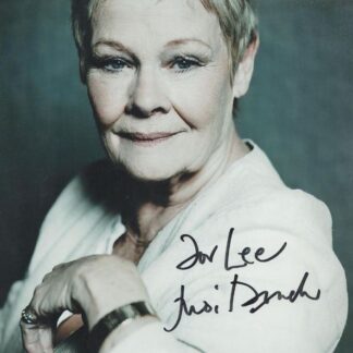 Judi Dench as M in James Bond – Signed 10″x8″ Photo with COA