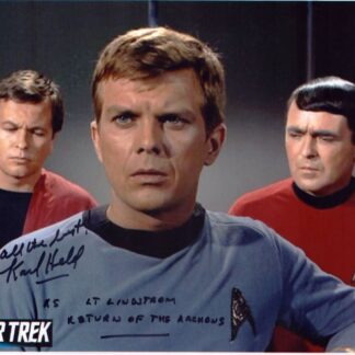 Karl Held as Lt. Lindstrom in Star Trek: The Original Series – signed 10"x8" photo with COA