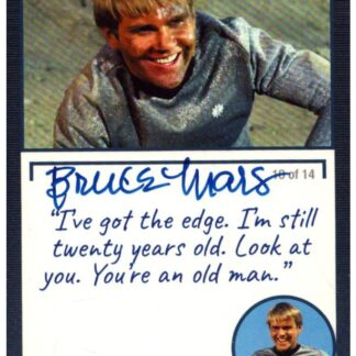 Bruce Mars as Lt. Finnegan in Star Trek: The Original Series – signed 3"x2" card photo with COA