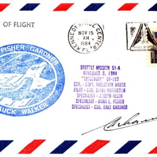 Col. Yuri V. Malyshev – signed commemorative space cover with COA