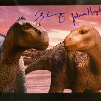 D.B. Sweeney & Julianna Margulies in Dinosaur – double signed 10"x8" photo with COA