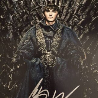 Isaac Hempstead Wright as Bran Stark in Game of Thrones – signed 10"x8" photo with COA