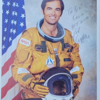 Astronaut Robert L. Crippen – 8" x 10" Signed NASA Portrait Photo with COA