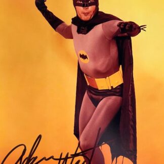 Adam West as Batman in Batman (1966 TV Series) – signed 10"x8" photo with COA