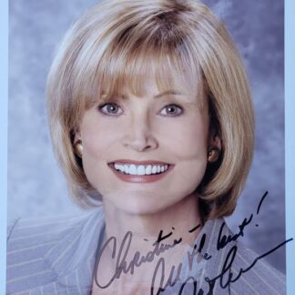 Catherine Crier as Herself on Court TV – signed 10"x8" photo