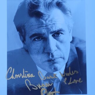 Brian Cox as Logan Roy in Succession – signed 10"x8" dedicated photo