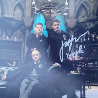 Josh Herdman as Gregory Goyle in Harry Potter – signed 10"x8" photo