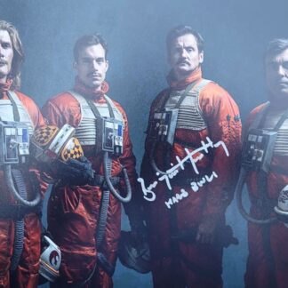 Ben Hartley as Rebel Officer in Star Wars – signed 10"x8" photo
