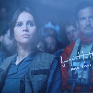 Ben Hartley as Rebel Officer in Star Wars – signed 10"x8" photo